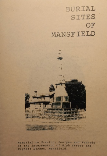 [Mansfield] Burial Sites of Mansfield